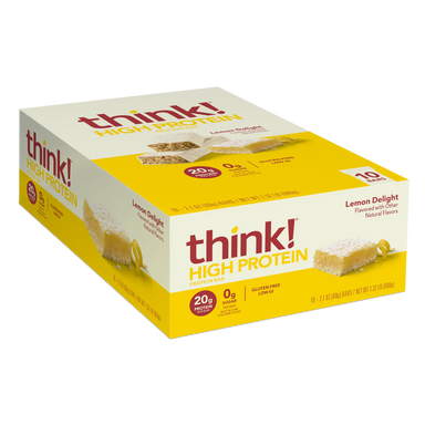 Think! High Protein 10 Barras de Proteina lemon delight