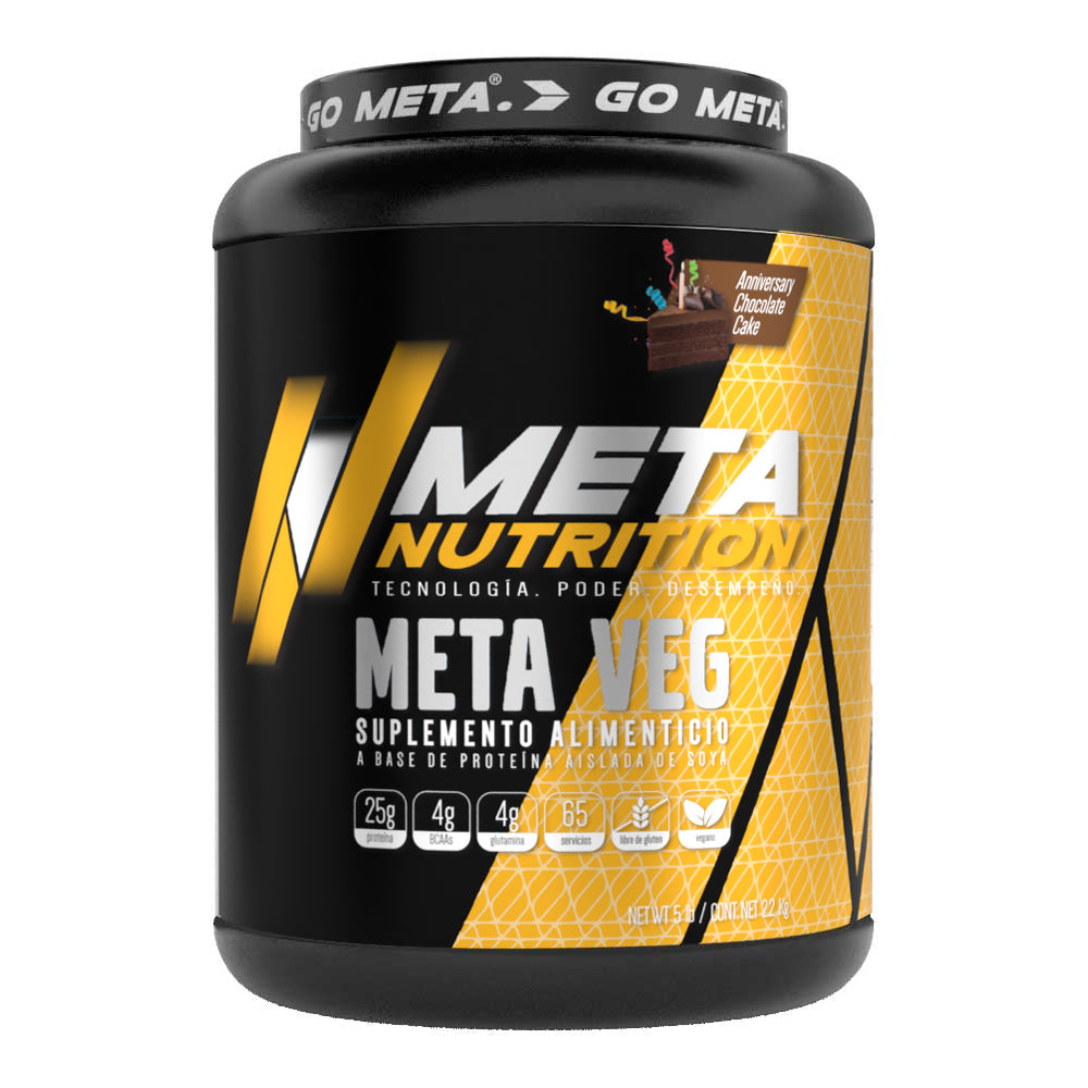 Proteina Vegetal Meta Nutrition Meta Veg 5 Lb Vegana chocolate aniversary cake