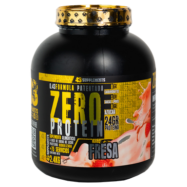 43 Supplements Proteina hidrolizada 2.4 kg 75 servicios fresa