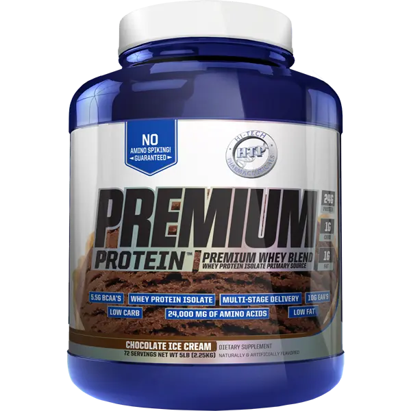 Hi Tech Premium Protein 5 Lbs 72 Servicios Chocolate Ice Cream Portada
