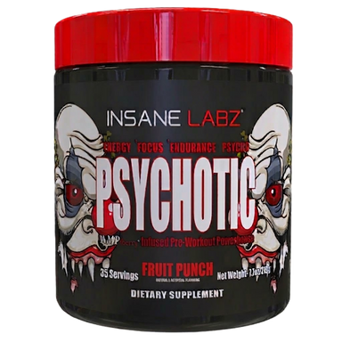 Insane Labz Psychotic Blend Pre Entreno 35 Servicios fruit punch