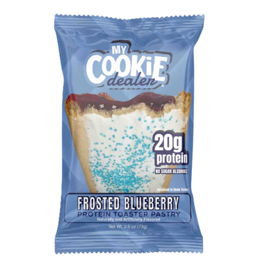 Raw Nutrition My Cookie Dealer Toaster Pastry 12 pack Frosted blueberry