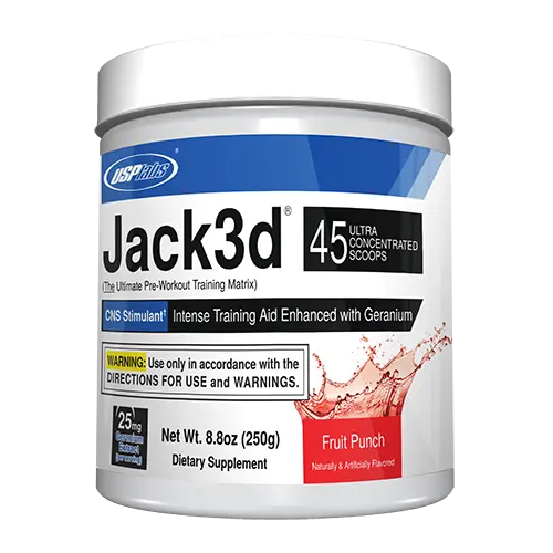 USPlabs Jack3d 45 Serv Fruit punch Portada