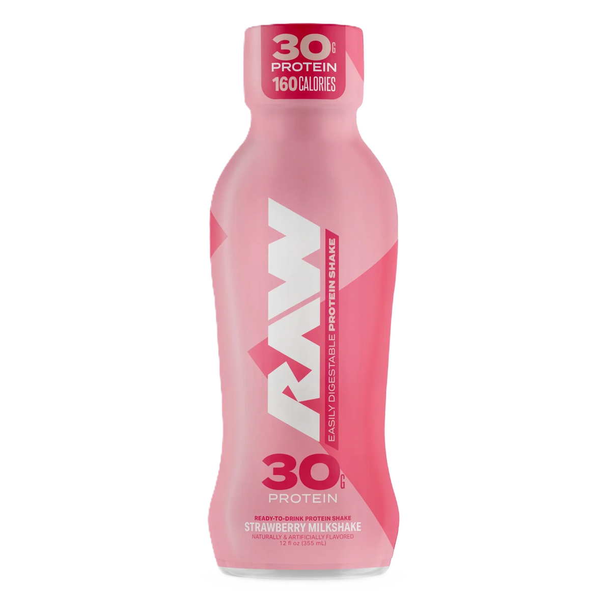 Raw Nutrition Itholate Protein Ready To Drink 12 Pack strawberry milkshake