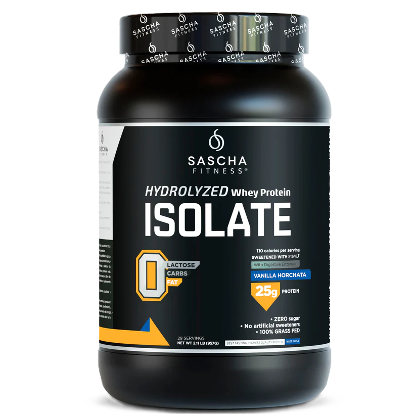 Sascha Fitness Proteina Isolate 2 Lbs 28 Servicios vainilla horchata