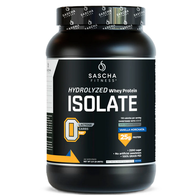 Sascha Fitness Proteina Isolate 2 Lbs 28 Servicios vainilla horchata