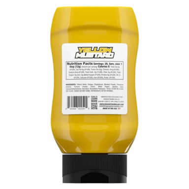 Dragon Pharma Dips Yellow Mustard 350 Gr Informacion nutricional
