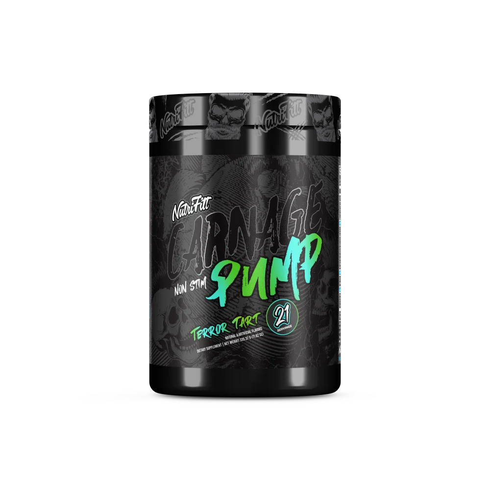 Nutrifitt Carnage Pump Pre Entreno 21 Servicios Terror tart