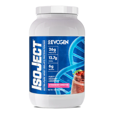 Evogen Proteina Isoject 2 lbs 28 Servicios strawberry smoothie