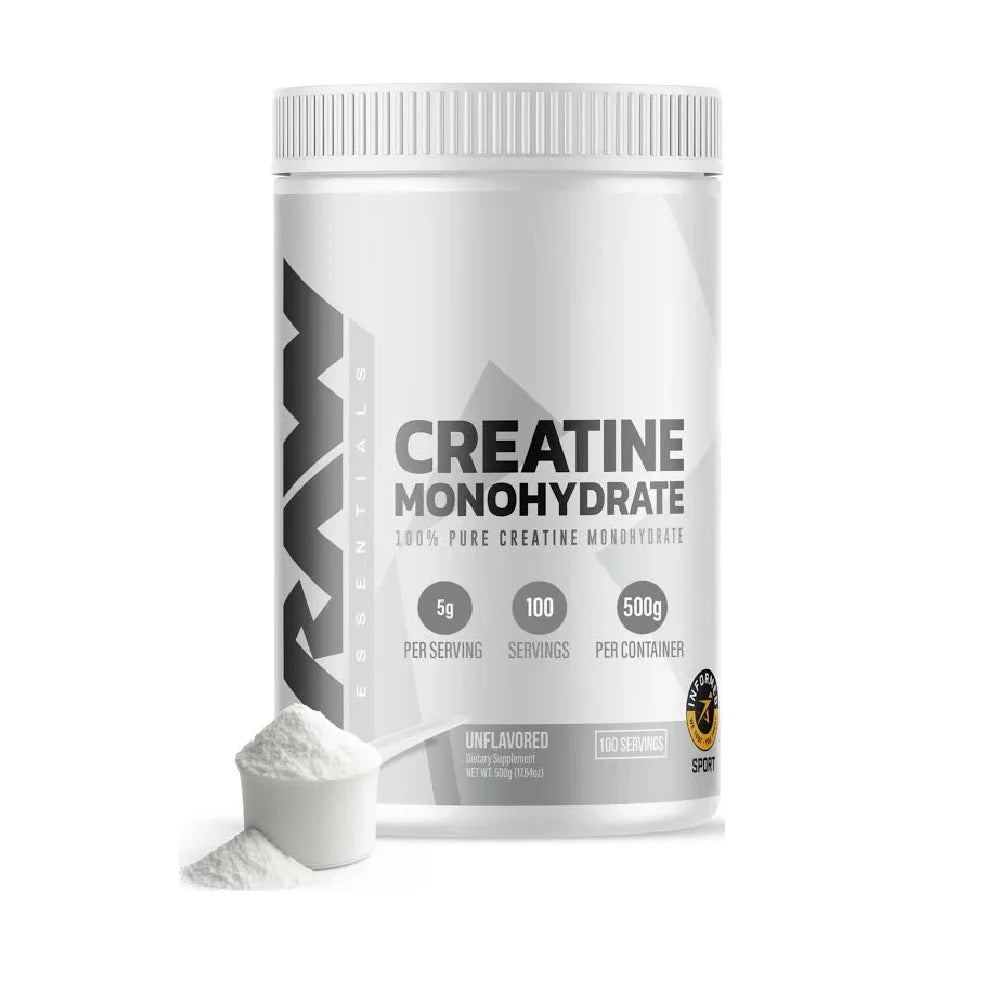 Raw Nutrition Essentials Creatina Monohidratada 510Gr 100 Servicios