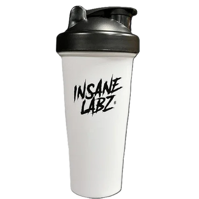 Insane Labz Shaker Blanco tapa Negra 22Oz