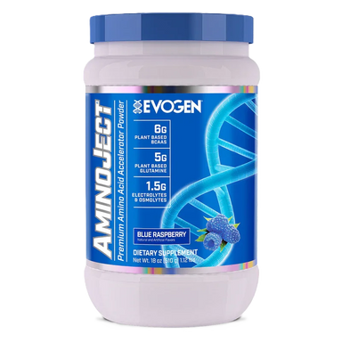 Evogen Aminoject 30 Servicios. Aminoácidos mora azul