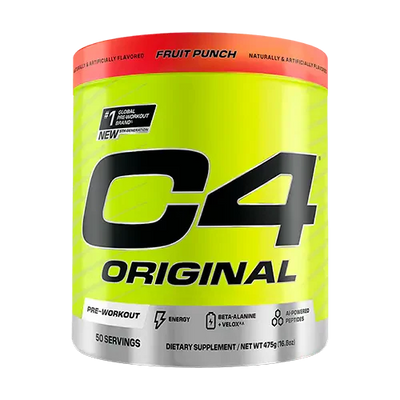 Cellucor C4 Pre Entreno Original 50 servicios fruit punch