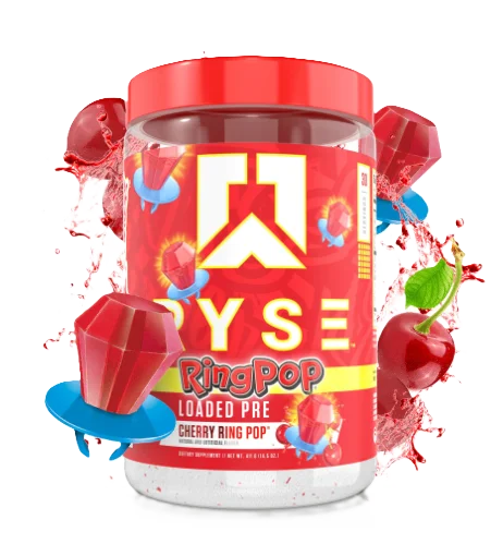 Ryse Loaded Pre Entreno Ring Pop- Cherry Ring Pop 30 Servicios