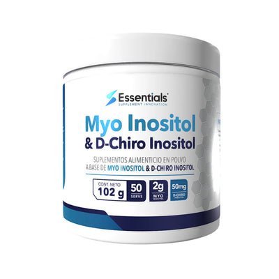Essentials Myo Inositol & D-Chiro Inositol 102g 50 Servicios