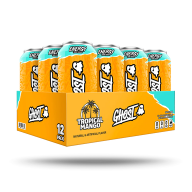 Ghost Energy Drink 16Oz 12 Pack Mango tropical