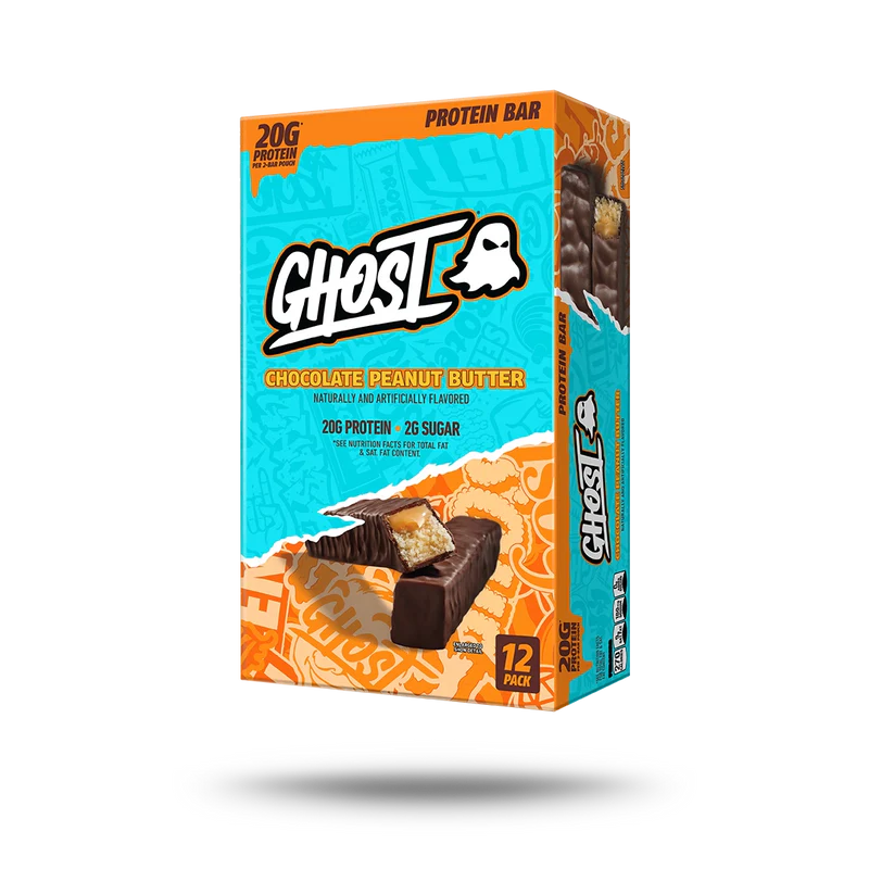 Ghost Barras De Proteina 12 barras Chocolate Peanut Butter