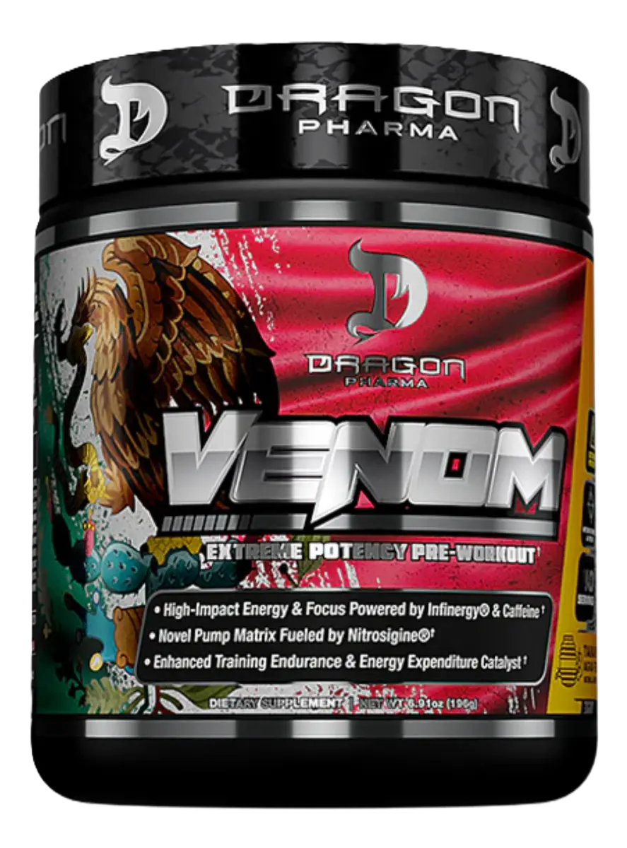 Dragon Pharma Venom Pre Entreno 40 Servicios tamarindo