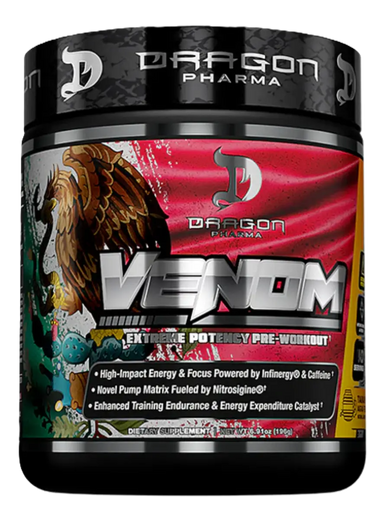 Dragon Pharma Venom Pre Entreno 40 Servicios tamarindo