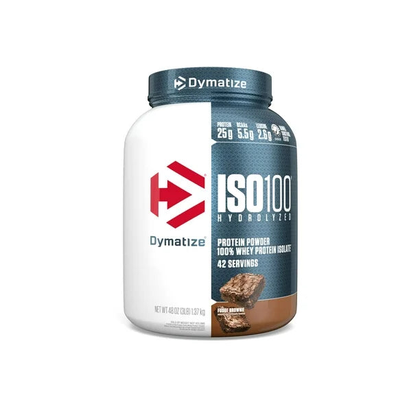 Dymatize Proteina Iso 100 3 Lbs 45 Servicios chocolate brownie