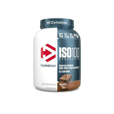 Dymatize Proteina Iso 100 3 Lbs 45 Servicios chocolate brownie