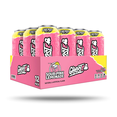 Ghost Energy Drink 16Oz 12 Pack sour pink lemonade
