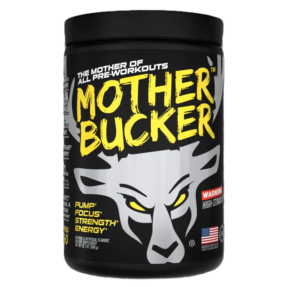 Bucked Up Mother Bucker Pre Entreno 20 Servicios Muscle Mango