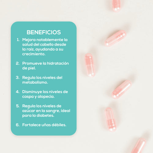 CaroFit Biotina + Acido Hialuronico 30 Capsulas portada 2