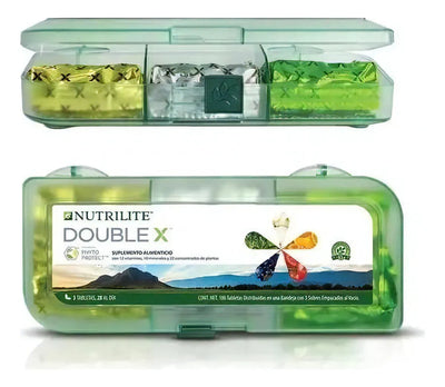 Nutrilite Double X Con Caja vitaminas y Minerales 186 Tabletas Portada 2