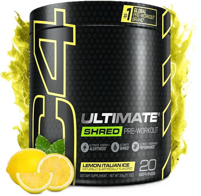 Cellucor C4 Ultimate Shred 20 servicios / 350gr Pre Entreno Cellucor C4 Ultimate Shred 20 servicios 350gr Pre Entreno limón