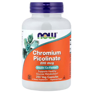 Now Foods Picolinato De Croma 200mg 250 Capsulas