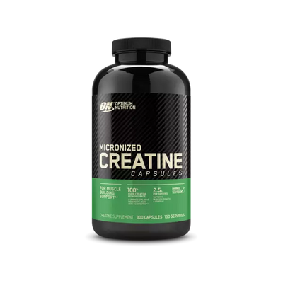 Optimum Nutrition Creatina Micronizada 300 Capsulas 150 servicios