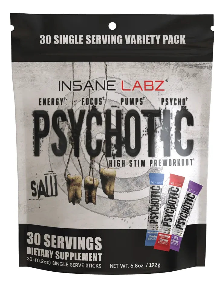 Insane Labz Psychotic Saw Pre Entreno Sticks