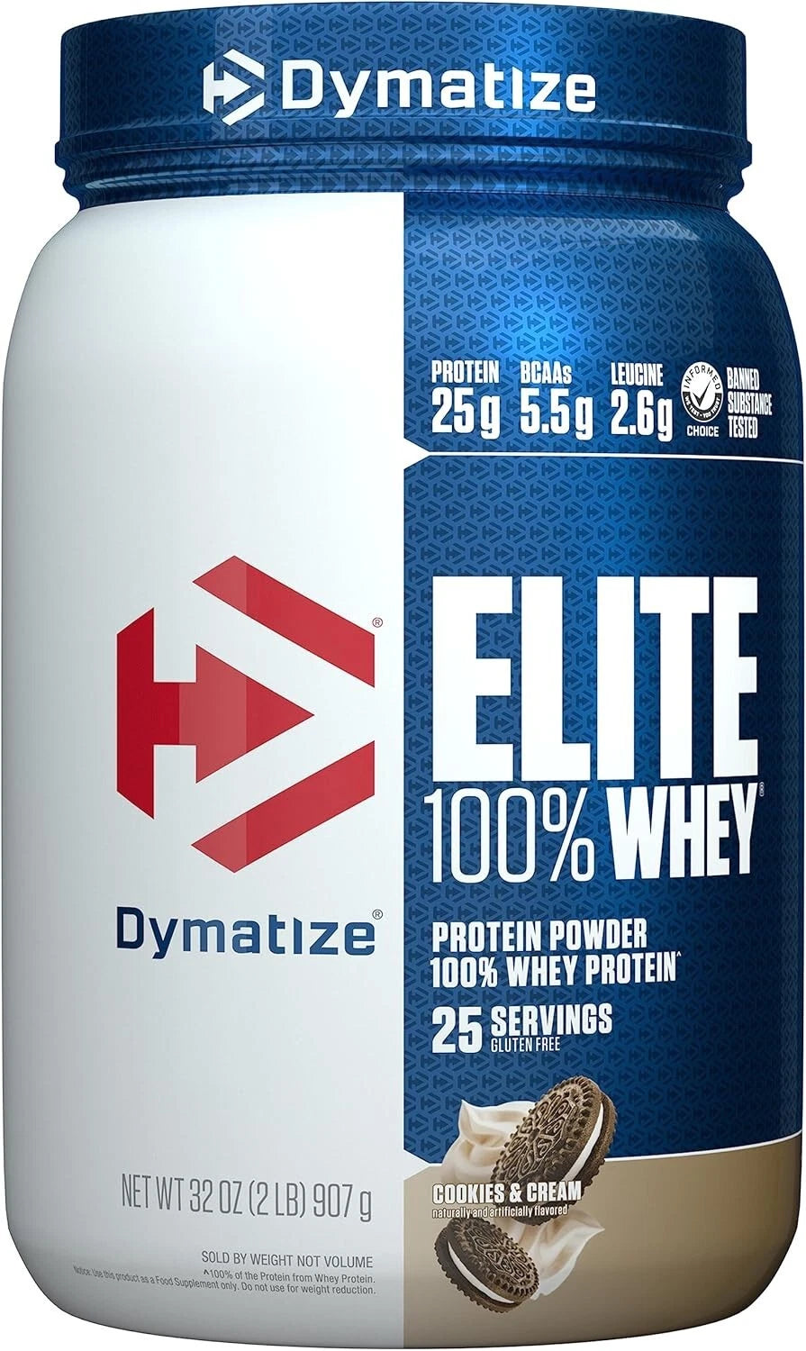 Dymatize Proteina Elite Whey 2 Lbs 26 Servicios Cookies and cream