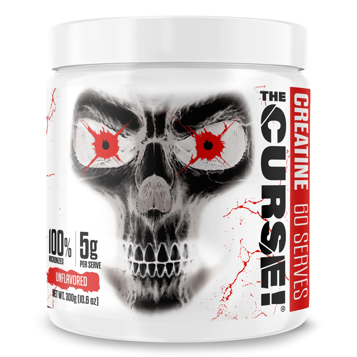 JNX Sports The Curse Creatina Monohidratada 300Gr 60 Servicios