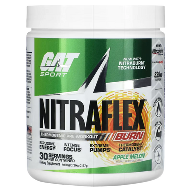 GAT Sports Nitraflex Burn 30 Servicios apple melon
