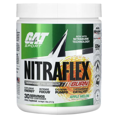 GAT Sports Nitraflex Burn 30 Servicios apple melon