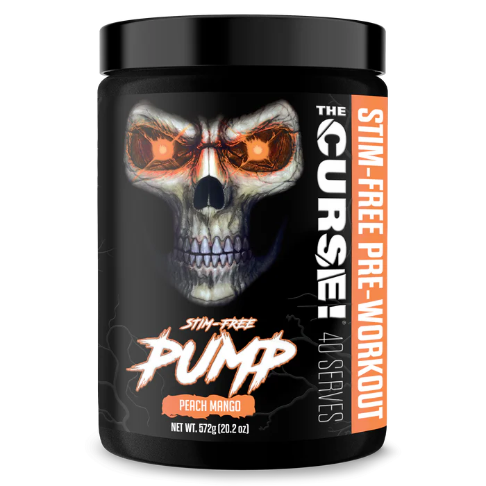 JNX Sports The Curse Pump Stim Free Pre Entreno 40 Servicios Peach mango