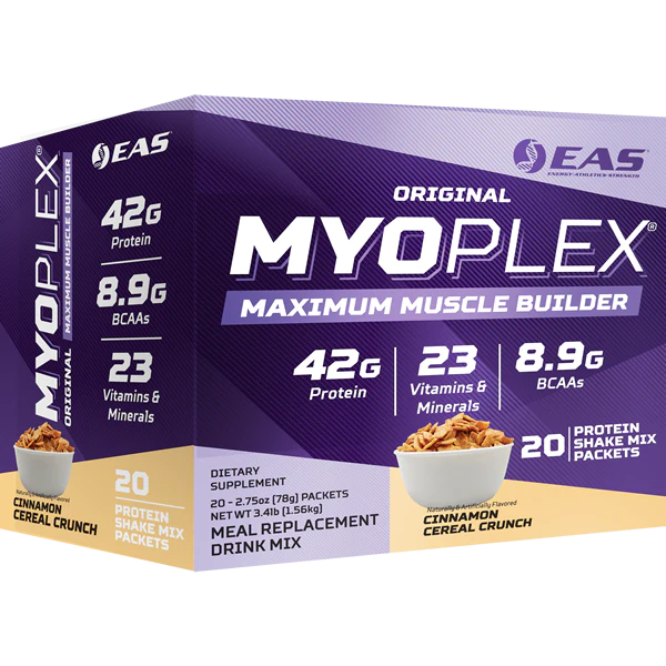 EAS Myoplex Maximum Muscle Builder 20 Packets cinnamon cereal
