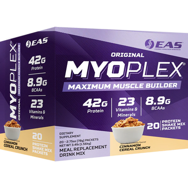 EAS Myoplex Maximum Muscle Builder 20 Packets cinnamon cereal