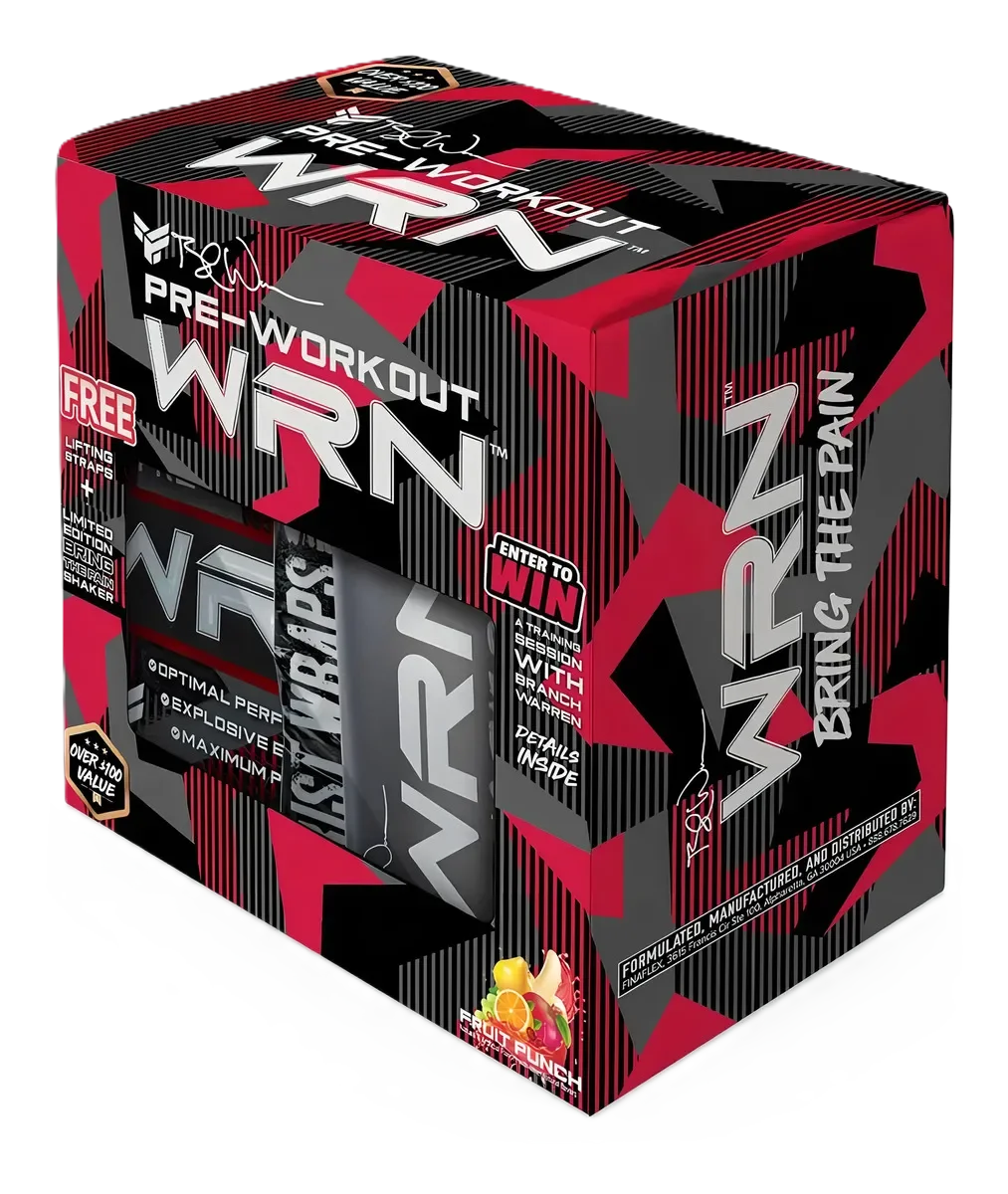Finaflex WRN Pre-Workout 20 SERV + Shaker Y Muñequeras