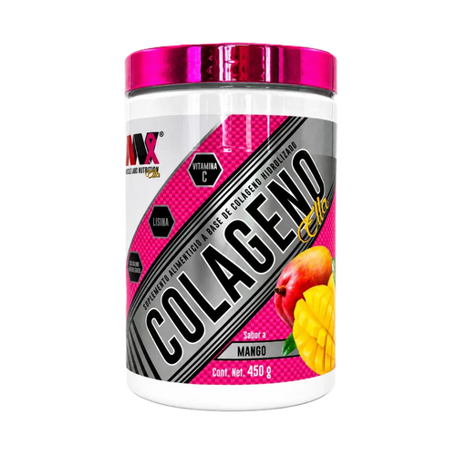 Advance Nutrition Colageno Hidrolizado Ella Con Vitamina C Y Acido Hialurónico 450g Mango Portada