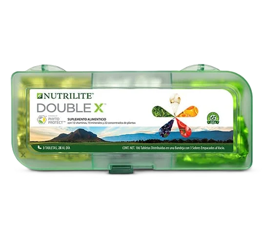 Nutrilite Double X Con Caja vitaminas y Minerales 186 Tabletas