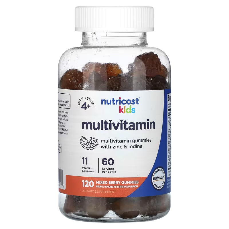 NUTRICOST KIDS MULTIVITAMINICO 120 GOMITAS BAYAS MIXTAS