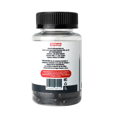 Superlabs Nutrition Ajo Negro 500mg 60 Cápsulas portada 2
