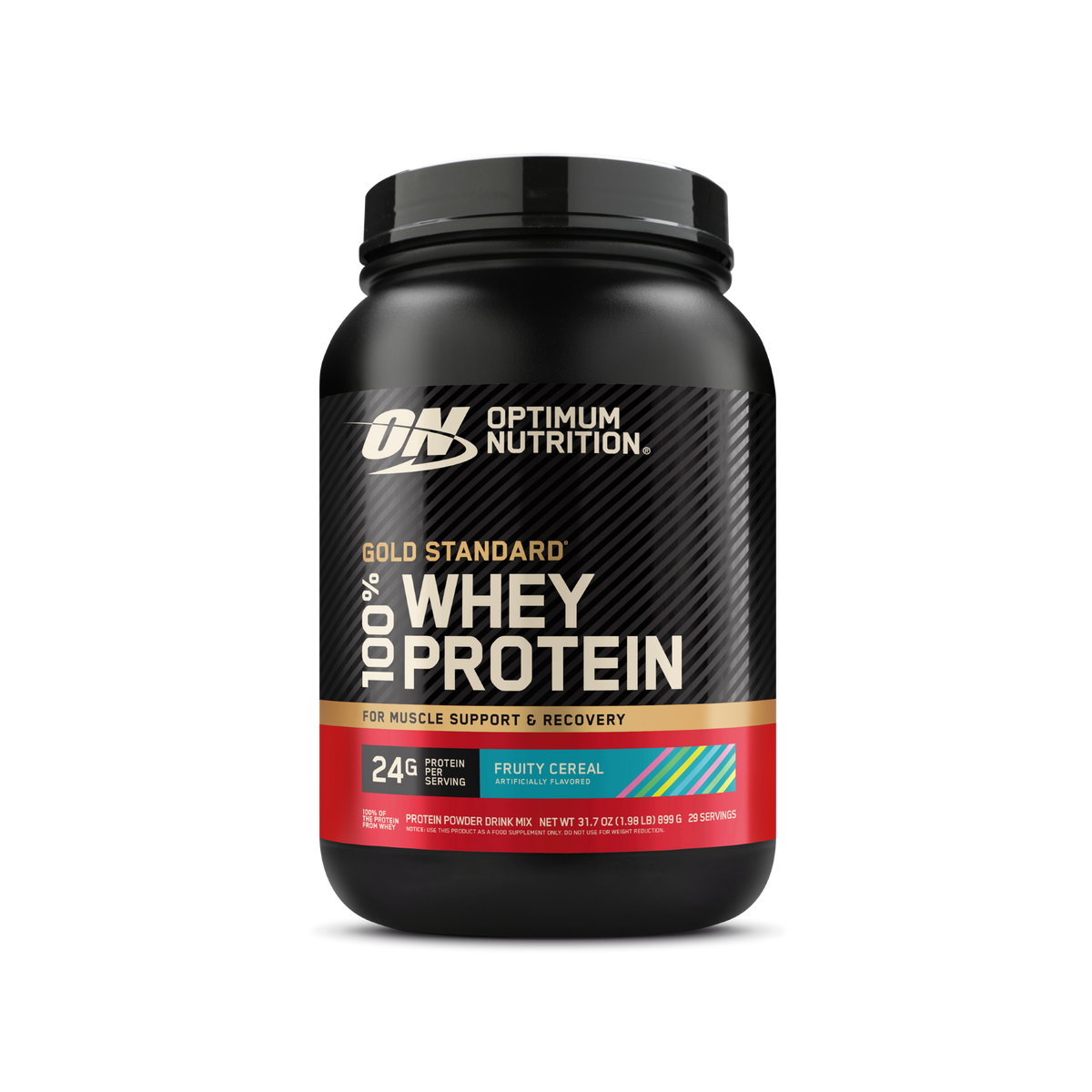 Optimum Nutrition Proteina Gold Standard 100% Whey 2 Lbs fruity cereal