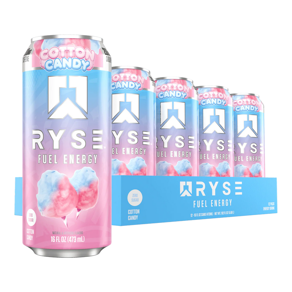 Ryse Fuel Energy Drink 12 pack Cotton candy