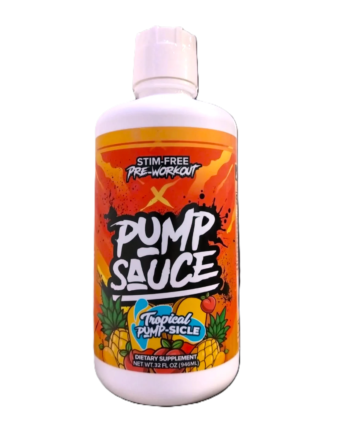 Pump Sauce Stim-Free Pre Entreno 32 servicios pink tropical pump sicle