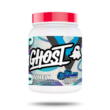 Proteina Ghost Whey Clear 1.57 Lbs 20 Servicios blue raspberry