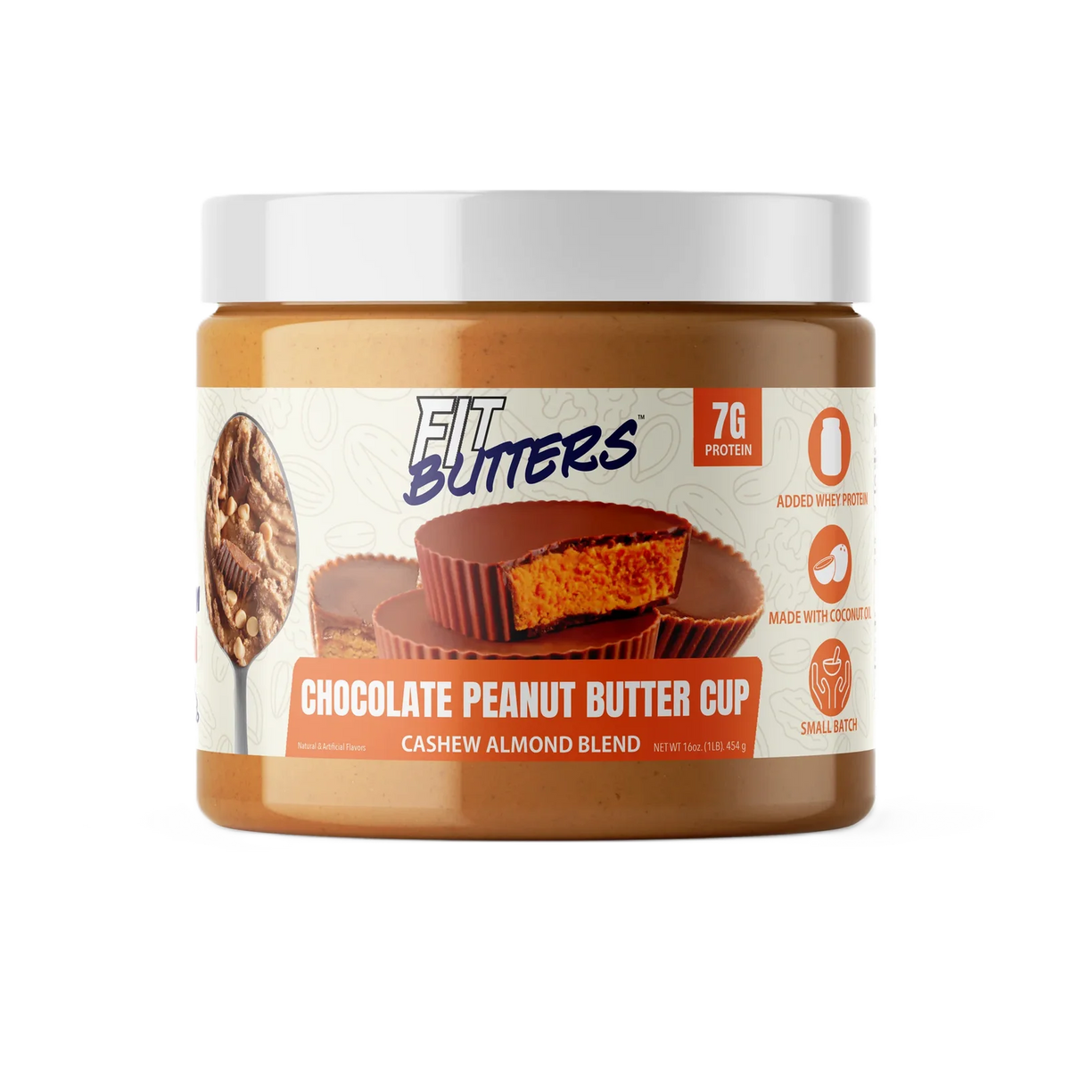 Fit Butters Mantequilla 454 Gramos Chocolate Peanut Butter Cup